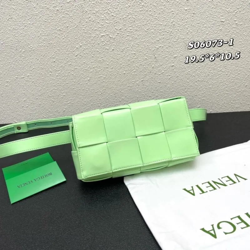 Bottega Veneta Mint Green Satchel Bag S06073-1