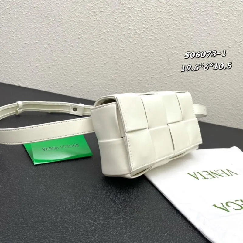 Alternative view of Bottega Veneta White Satchel Bag S06073-1