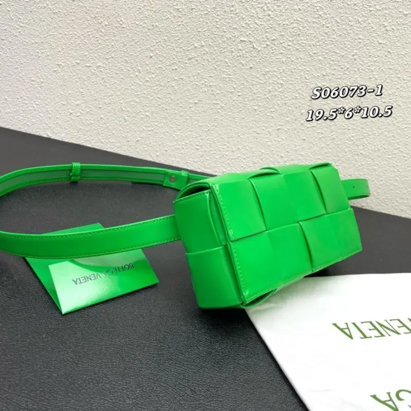 Alternative view of Bottega Veneta Green Satchel Bag S06073-1