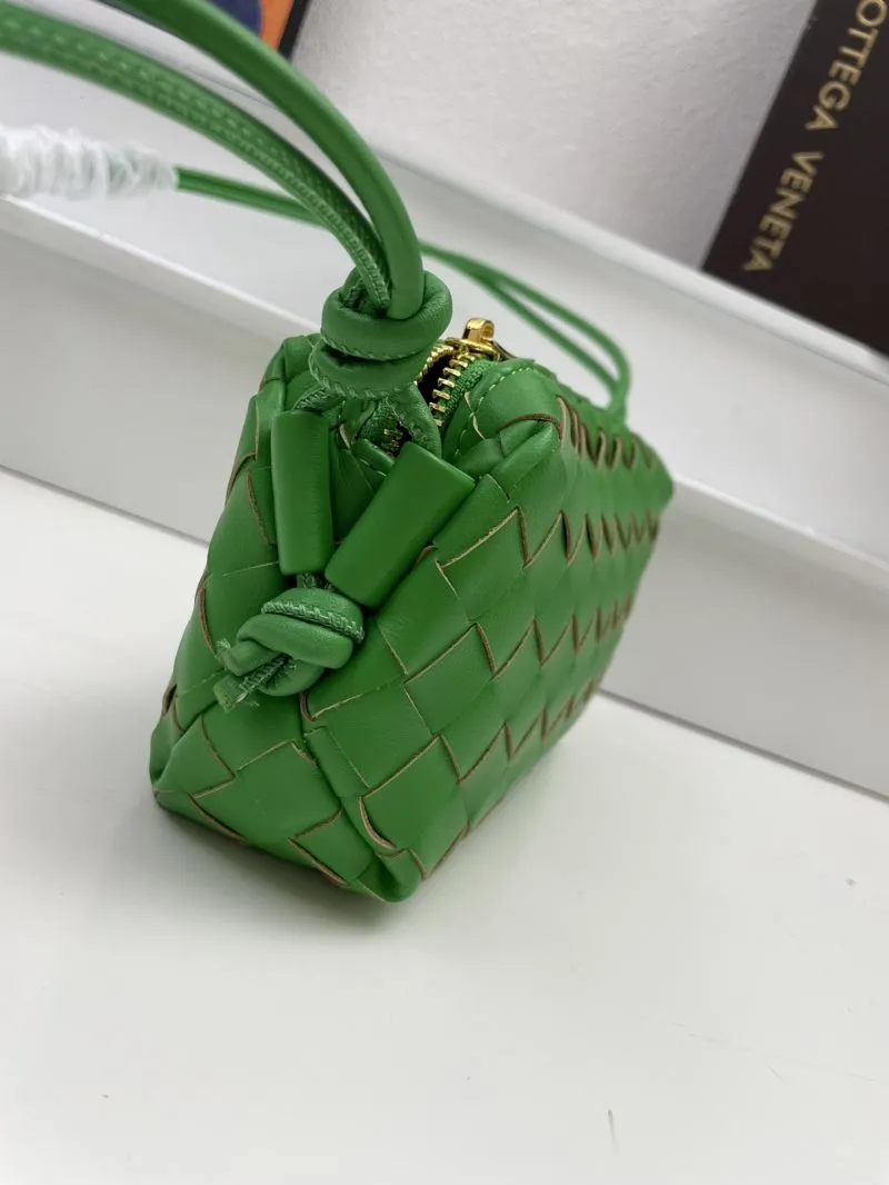 Bottega Veneta Green Woven Crossbody Bag S04001 - Image 4