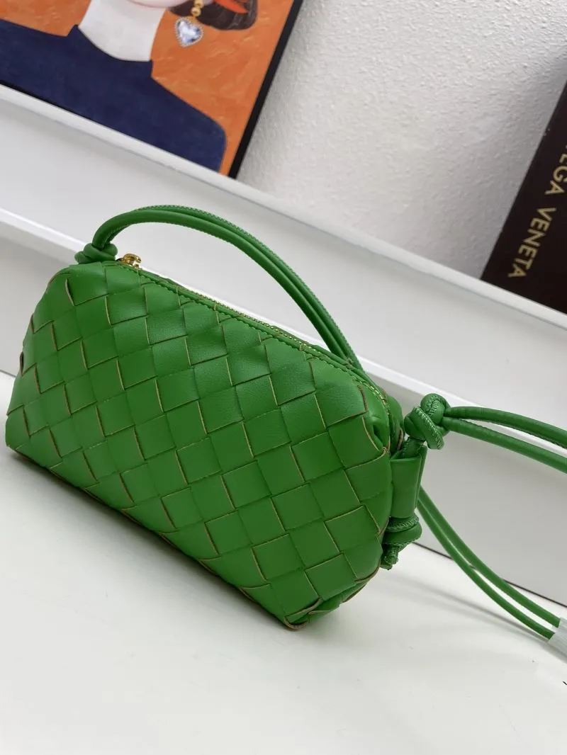 Bottega Veneta Green Woven Crossbody Bag S04001 - Image 5