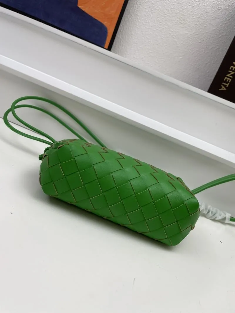 Bottega Veneta Green Woven Crossbody Bag S04001 - Image 6