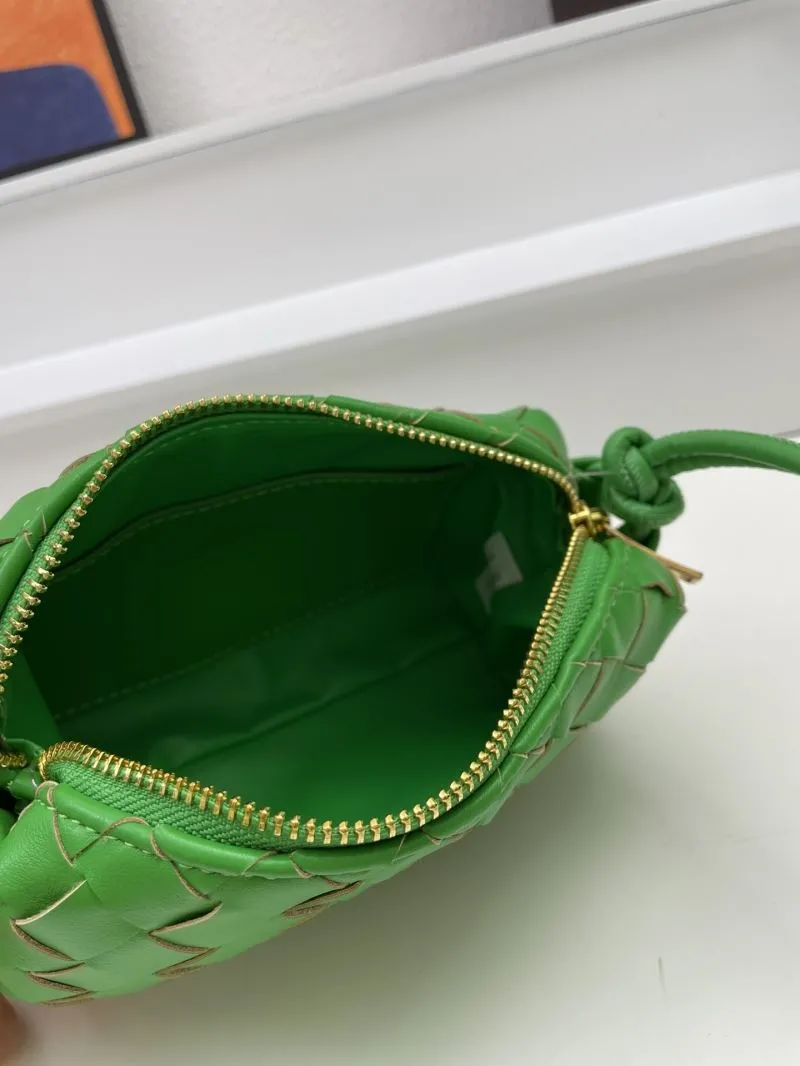 Bottega Veneta Green Woven Crossbody Bag S04001 - Image 7