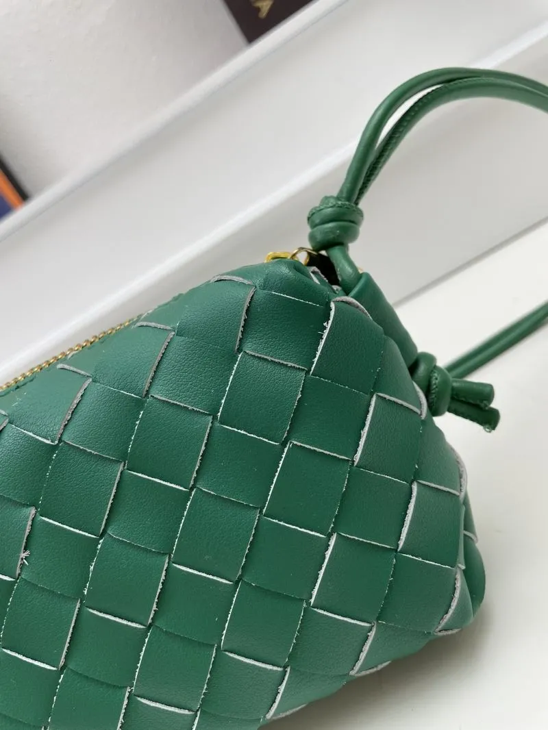 Bottega Veneta Green Woven Crossbody Bag S04001 - Image 5