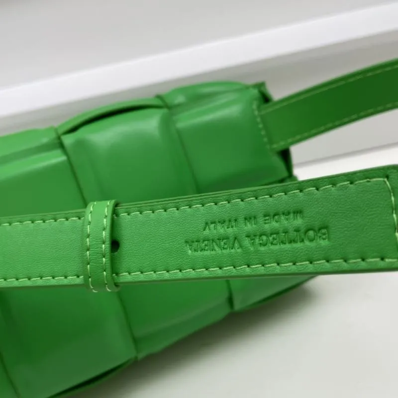 Bottega Veneta Green Padded Satchel Bag S06032 - Image 5