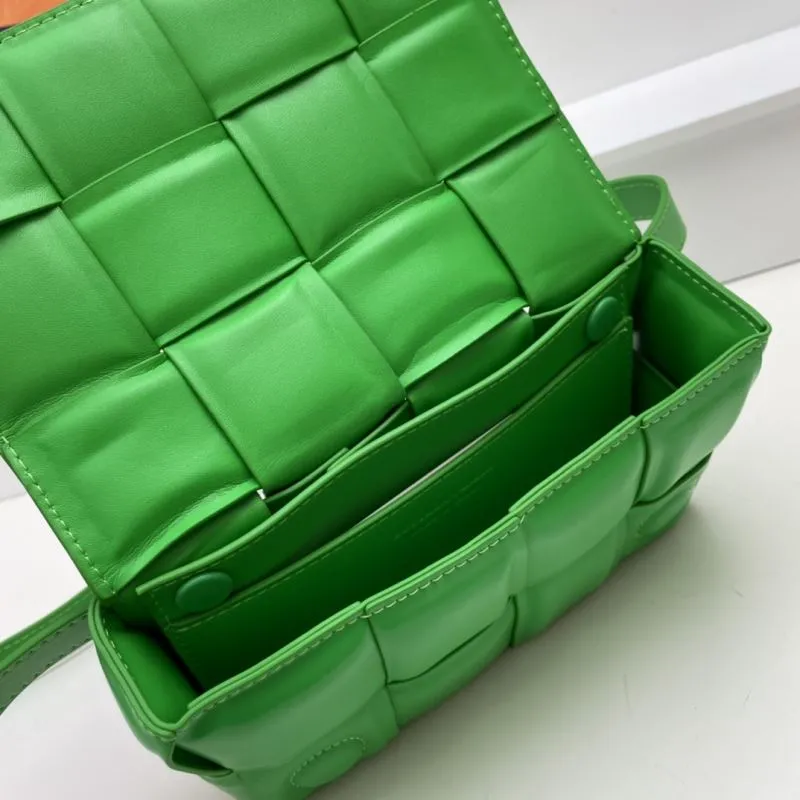 Bottega Veneta Green Padded Satchel Bag S06032 - Image 8