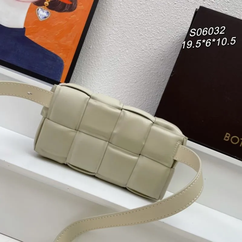 Alternative view of Bottega Cream Padded Satchel Bag S06032
