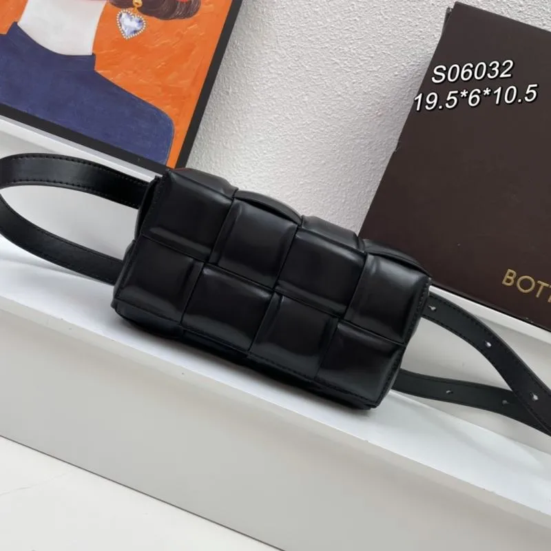 BV Black Leather Satchel Bag S06032