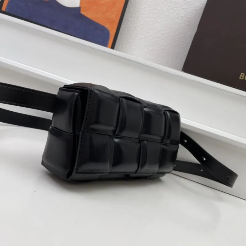 BV Black Leather Satchel Bag S06032 - Image 3