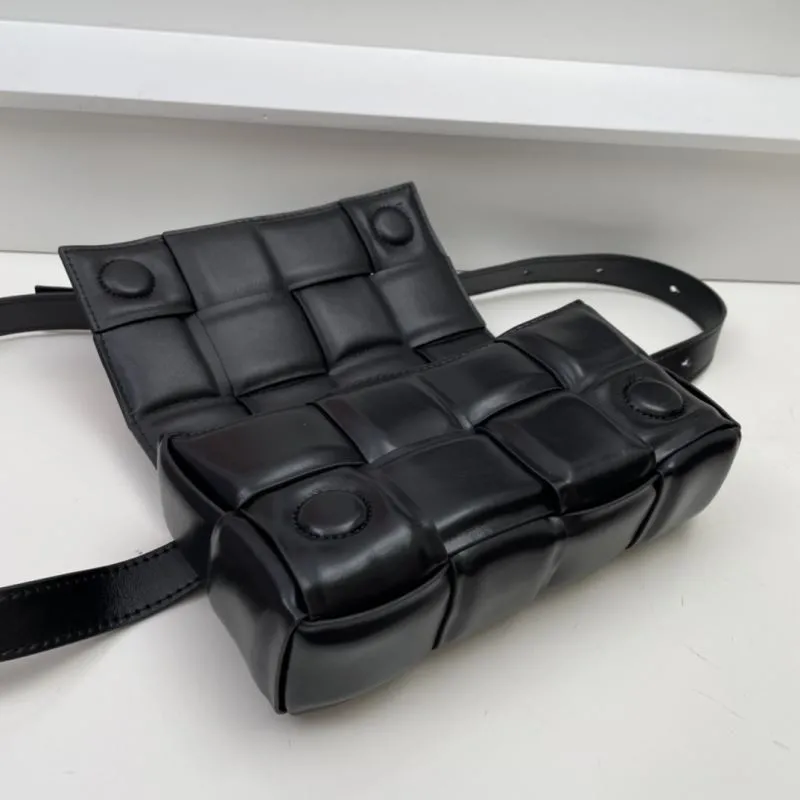 BV Black Leather Satchel Bag S06032 - Image 7