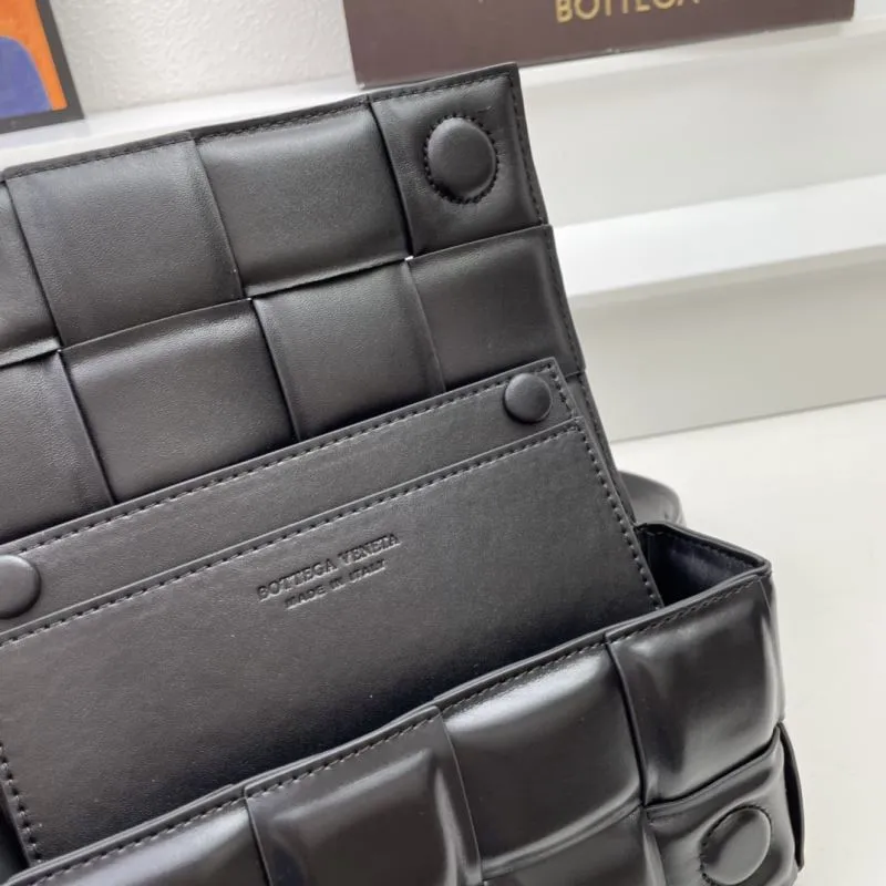 BV Black Leather Satchel Bag S06032 - Image 9