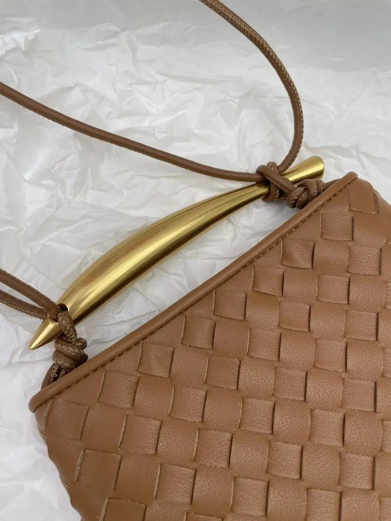 Bottega Veneta Brown Woven Crossbody Bag 5967 - Image 3