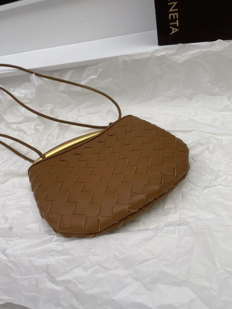 Bottega Veneta Brown Woven Crossbody Bag 5967 - Image 6