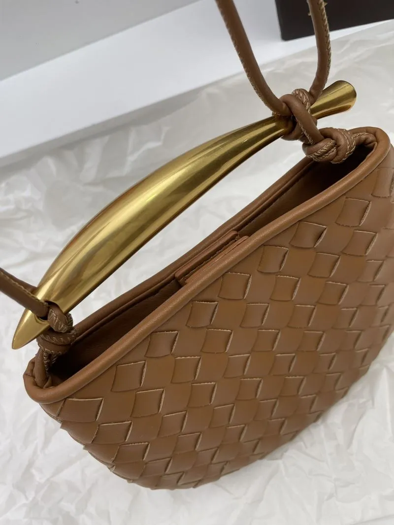 Bottega Veneta Brown Woven Crossbody Bag 5967 - Image 7