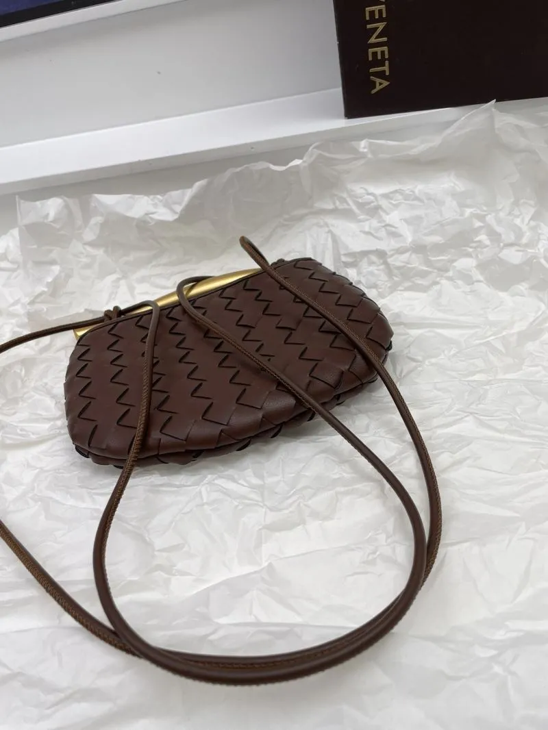 Bottega Veneta Brown Woven Satchel Bag 5967 - Image 5