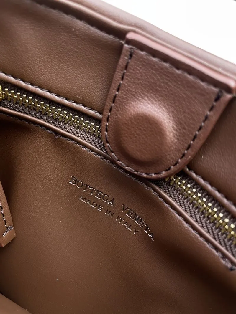 Bottega Veneta Brown Woven Satchel Bag 5967 - Image 8