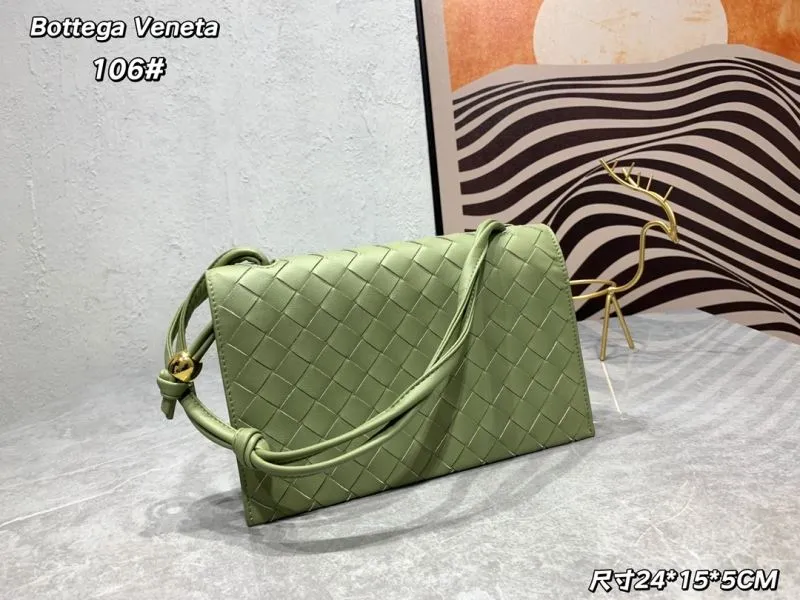 Alternative view of Bottega Veneta 106# Sage Green Satchel Bag