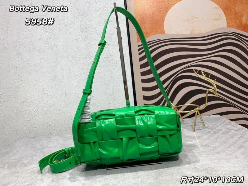 Bottega Veneta Green Satchel Bag 5958