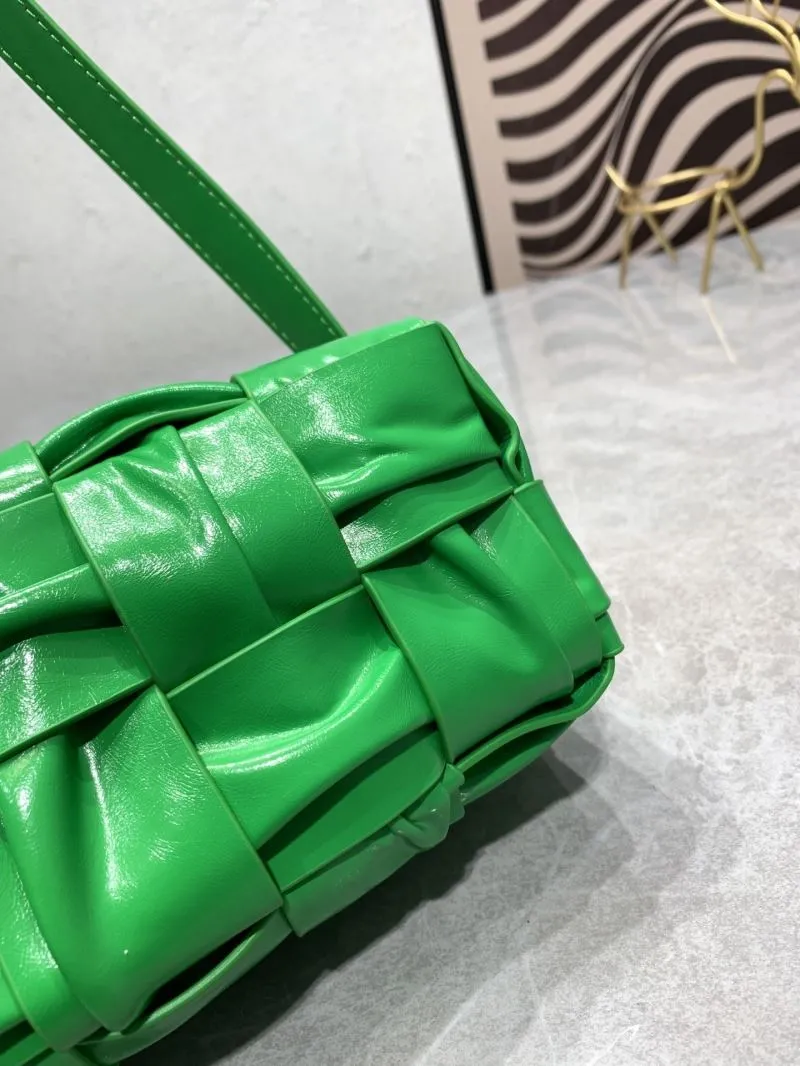Bottega Veneta Green Satchel Bag 5958 - Image 5