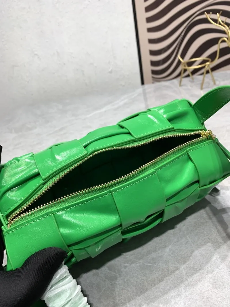 Bottega Veneta Green Satchel Bag 5958 - Image 8