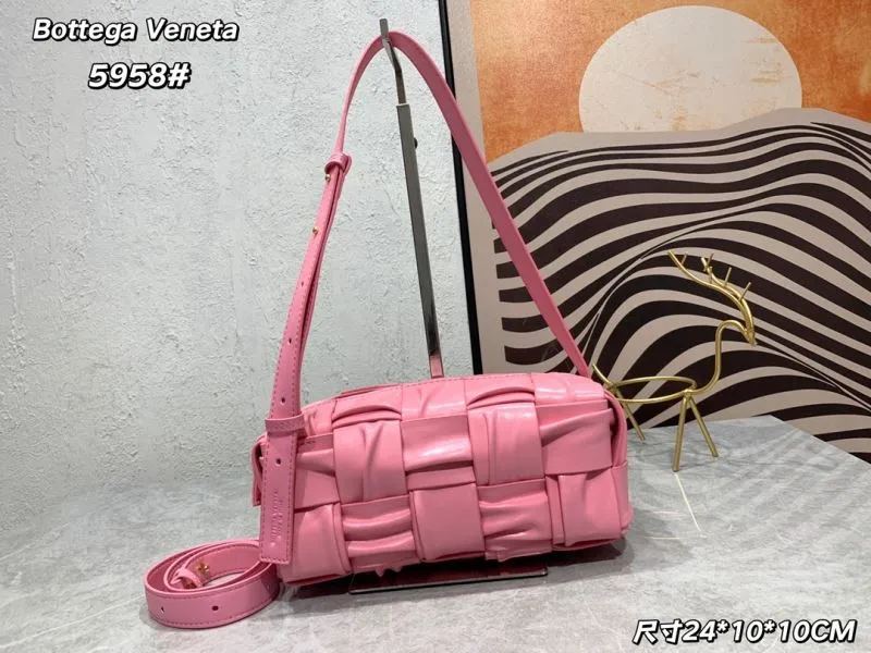 Bottega Veneta Pink Satchel Bag 5958