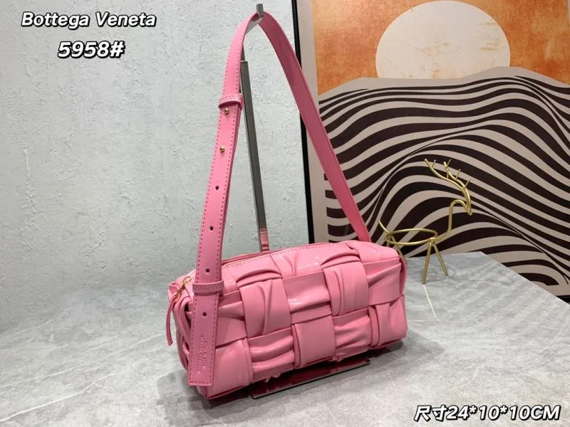 Alternative view of Bottega Veneta Pink Satchel Bag 5958