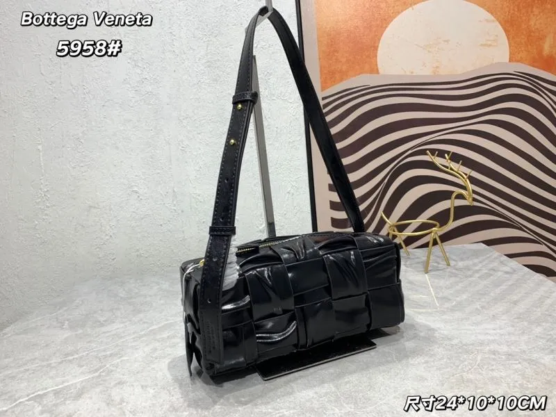 Alternative view of Bottega Veneta Black Satchel Bag 5958