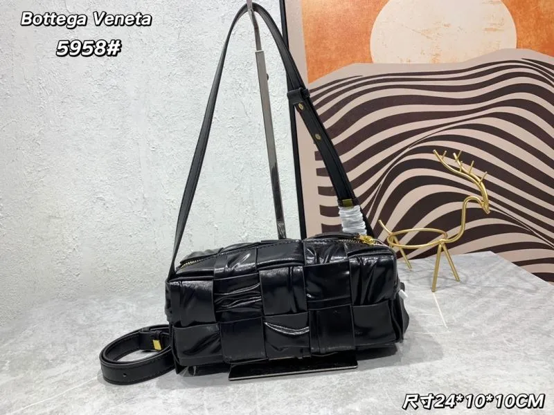 Bottega Veneta Black Satchel Bag 5958 - Image 3