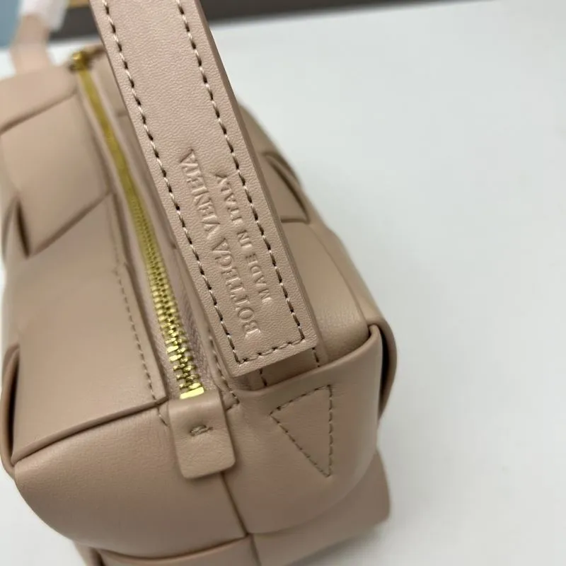 BV Beige Woven Satchel Bag 24cm 3031 - Image 4