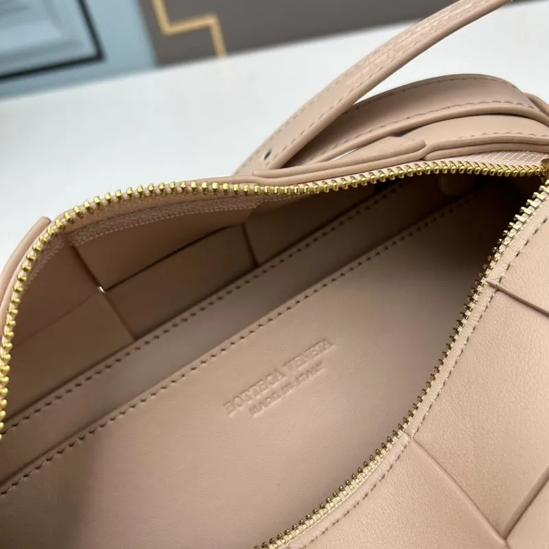 BV Beige Woven Satchel Bag 24cm 3031 - Image 8