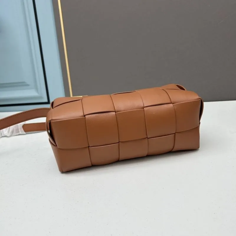 BV Brown Woven Satchel Bag 3031 Size 24cm - Image 4