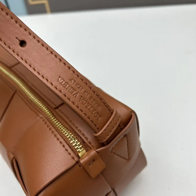 BV Brown Woven Satchel Bag 3031 Size 24cm - Image 5