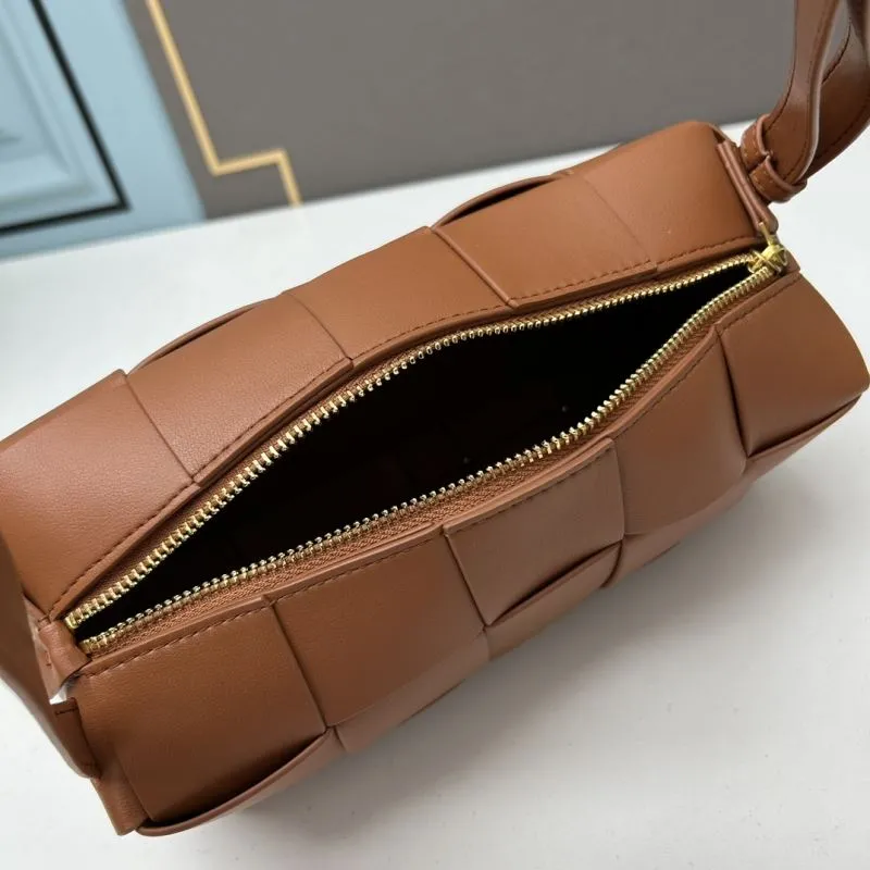 BV Brown Woven Satchel Bag 3031 Size 24cm - Image 7