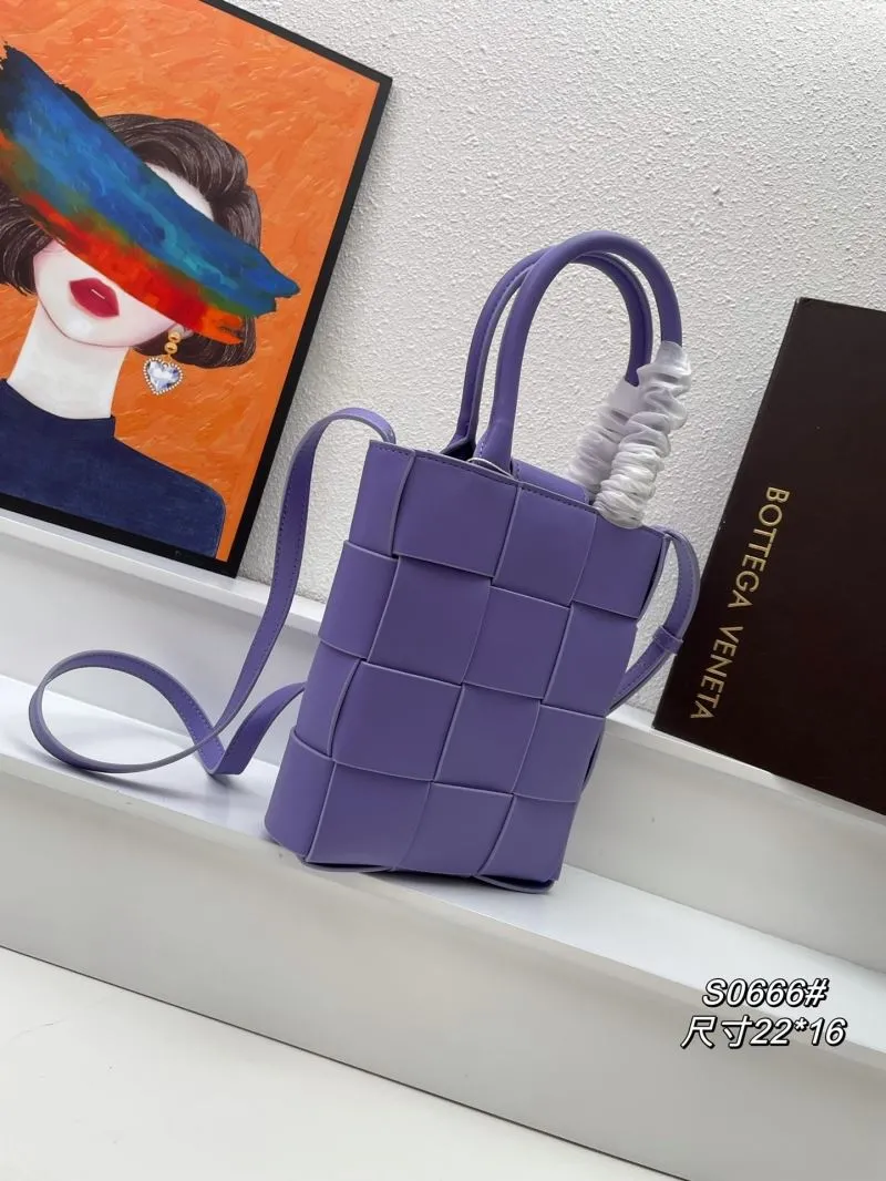 Alternative view of Bottega Veneta Purple Satchel Bag S0666