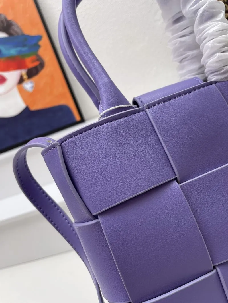 Bottega Veneta Purple Satchel Bag S0666 - Image 4