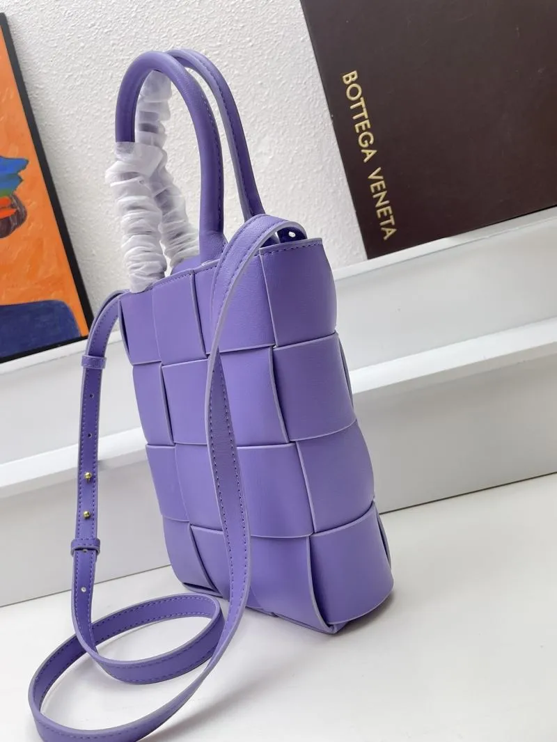 Bottega Veneta Purple Satchel Bag S0666 - Image 5