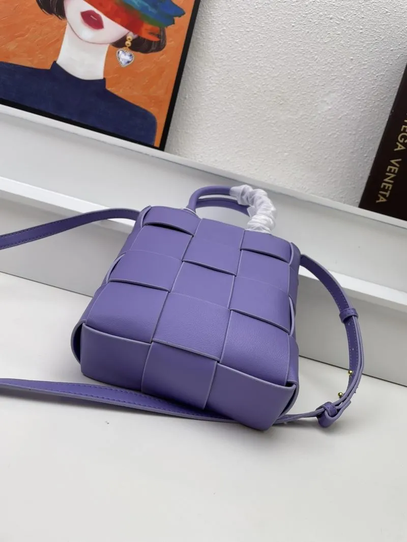 Bottega Veneta Purple Satchel Bag S0666 - Image 7