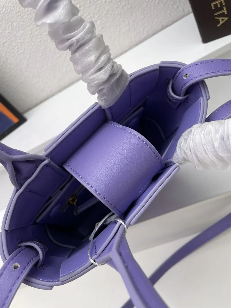 Bottega Veneta Purple Satchel Bag S0666 - Image 8