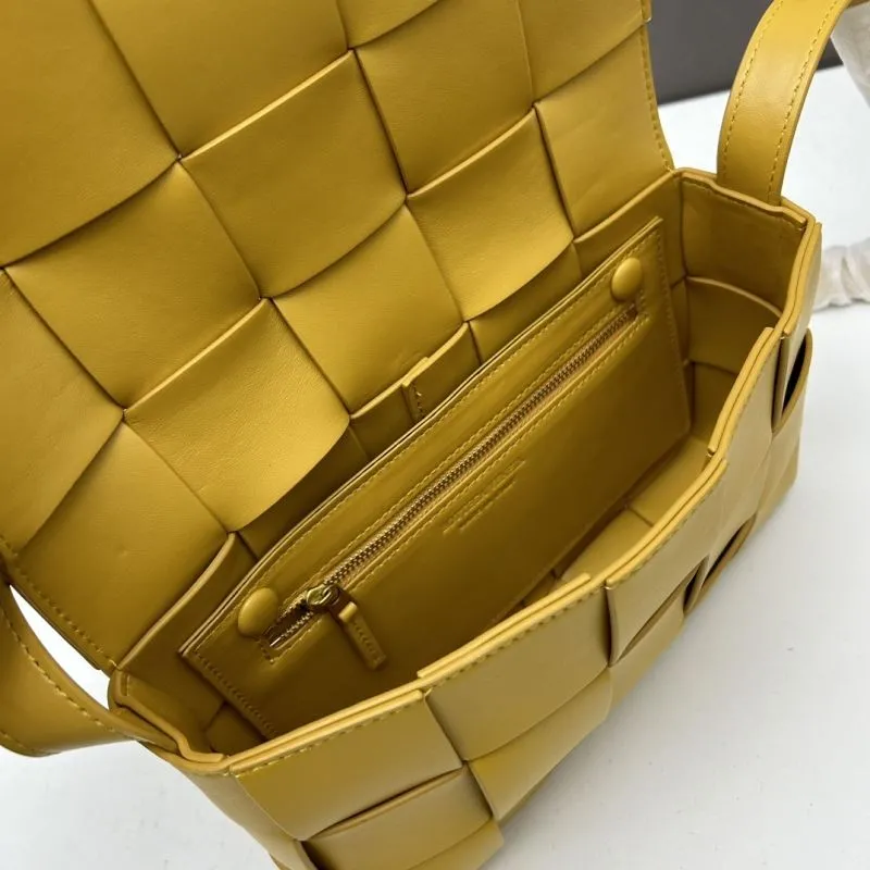 BV Yellow Satchel Bag 3030 - Image 8