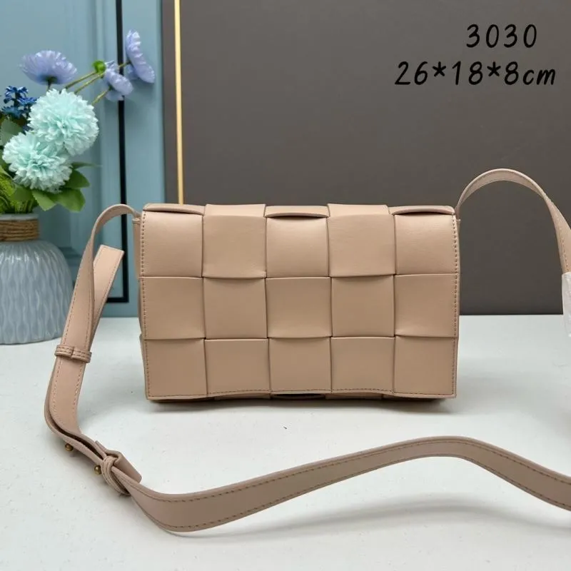 Alternative view of BV Beige Woven Satchel Bag 481