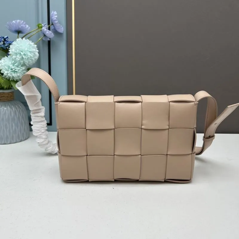 BV Beige Woven Satchel Bag 481 - Image 4