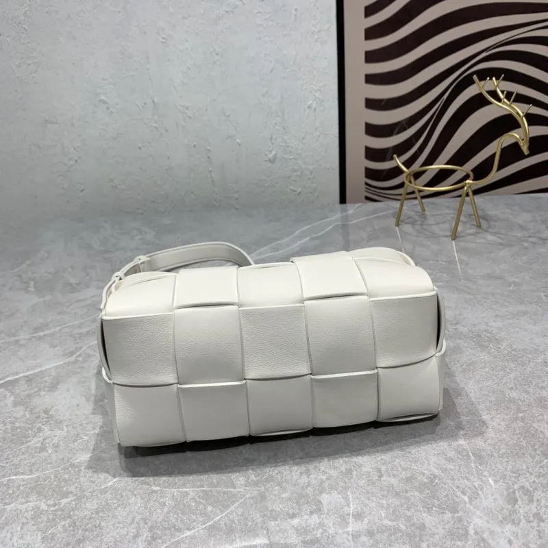 Bottega Veneta 5955# White Leather Satchel Bag - Image 7