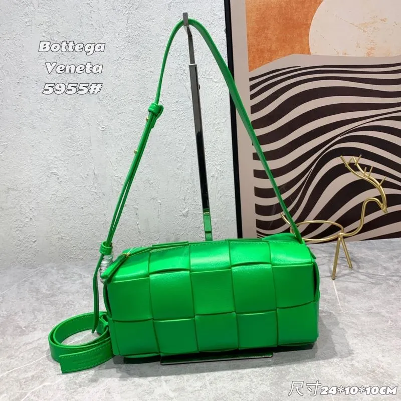 Bottega Veneta Green Satchel Bag 5955