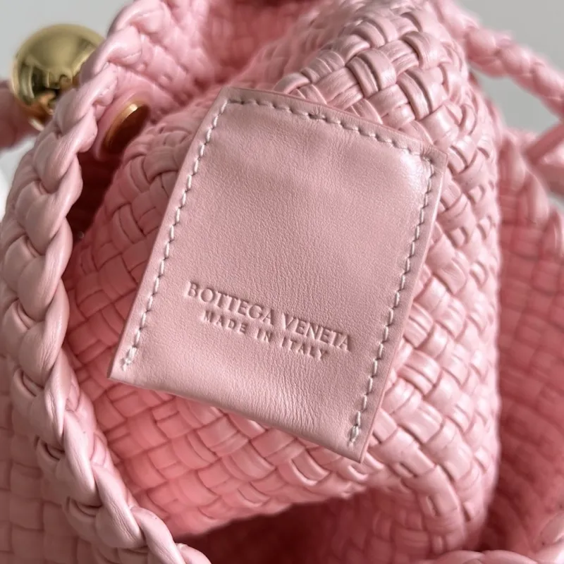 Bottega Veneta Pink Woven Top Handle Bag BV-16 - Image 4