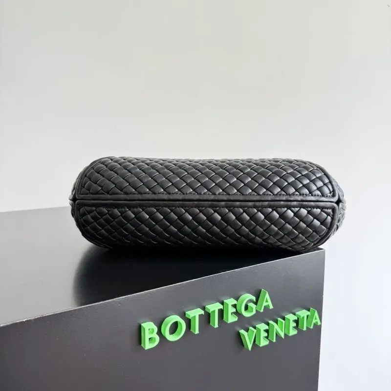 Alternative view of Bottega Veneta Black Intrecciato Top Handle Bag 28