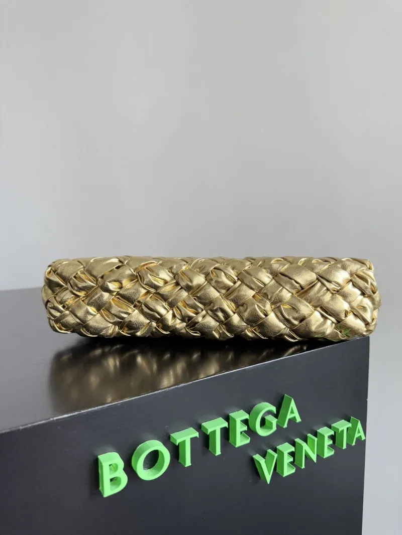 Bottega Veneta Gold Woven Top Handle Bag 82 - Image 3