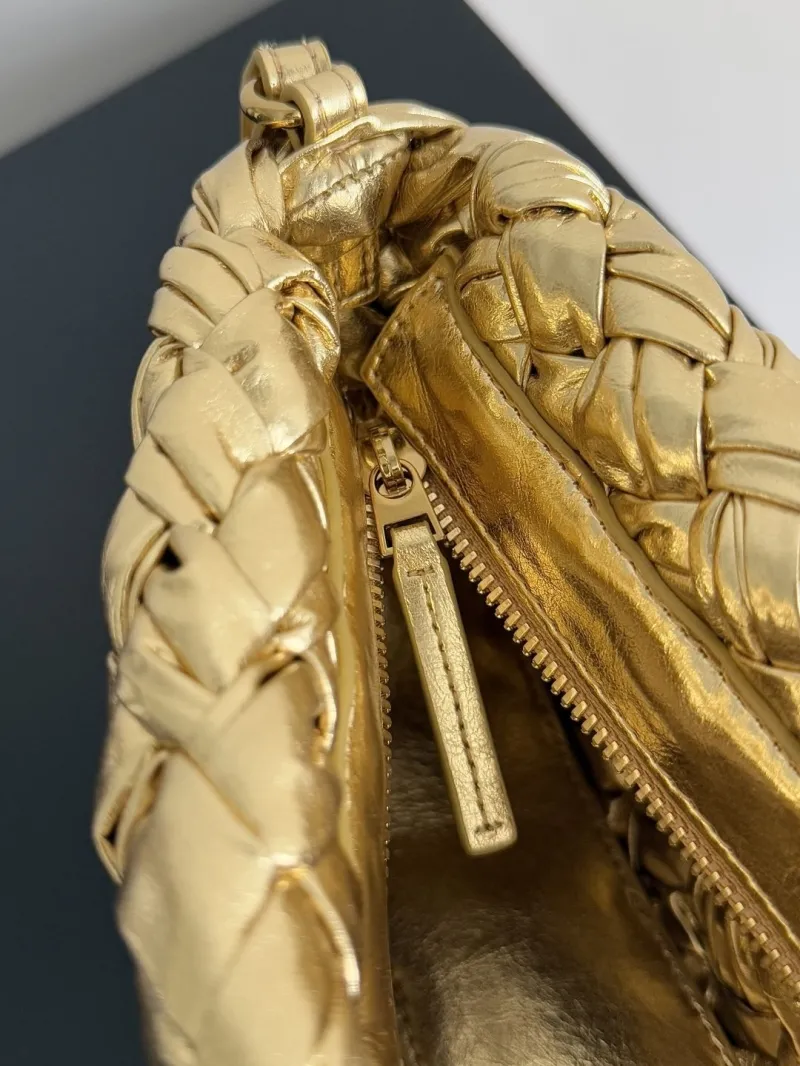 Bottega Veneta Gold Woven Top Handle Bag 82 - Image 7
