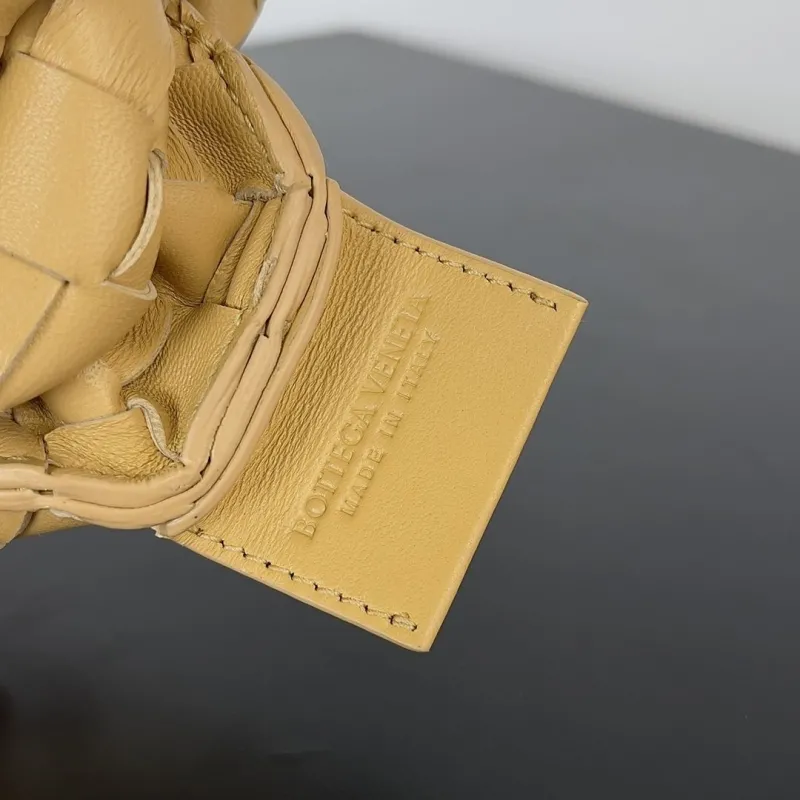 Bottega Veneta Yellow Woven Mini Top Handle Crossbody Bag - Image 7