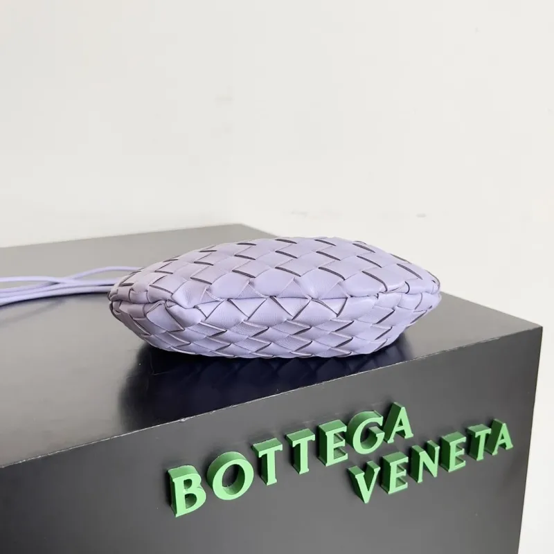 Bottega Veneta Lavender Mini Woven Hobo Bag - Image 4