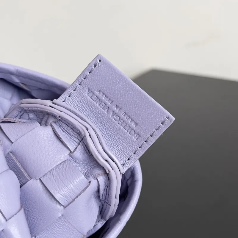 Bottega Veneta Lavender Mini Woven Hobo Bag - Image 7